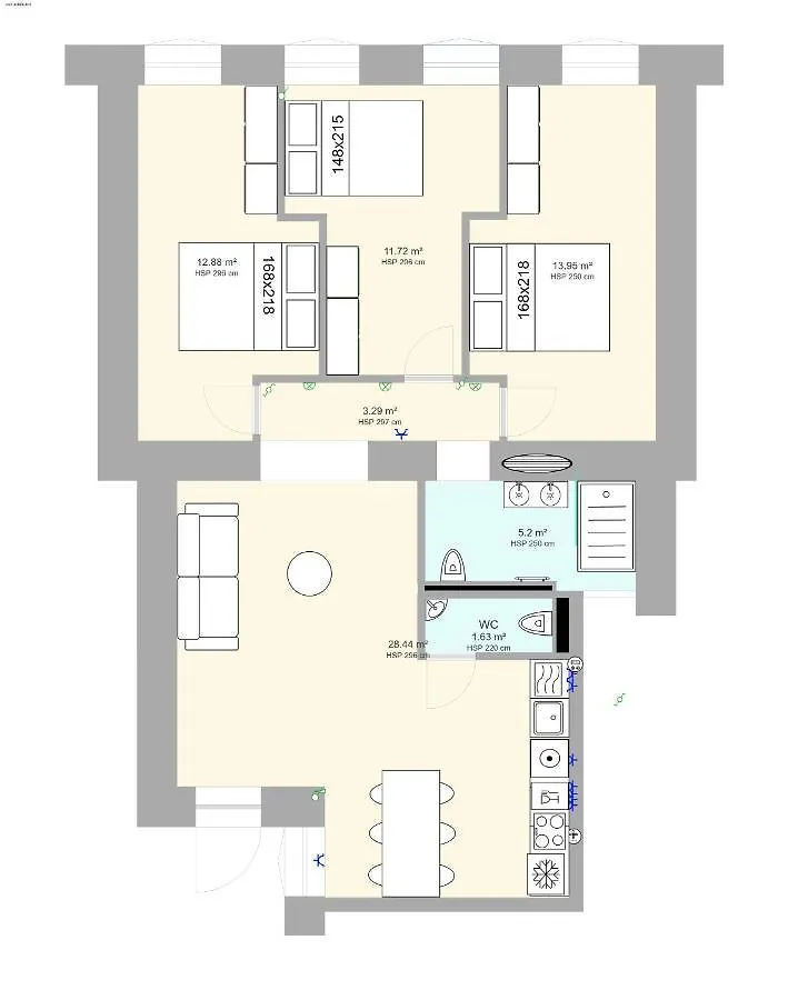 Tilia Luxury Apartment - 3 Bedrooms With Ac Budapest